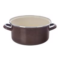 Orion Zománc lábas peremmel Barna, 4 literes, 4 l, 4 l