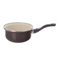 Orion Zománc serpenyő peremmel Barna, átmérője 16cm, 16 cm átmérőjű