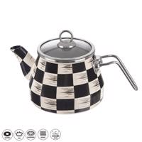 Orion Zománc teáskanna Chessboard Lem, 2 l