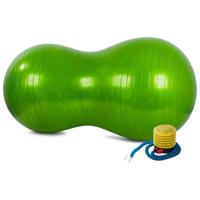 Peanut gimnasztikai labda pumpával, zöld, zöld