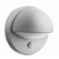 Philips 16246/87/16 June kültéri fali lámpa érzékelővel 19,5 cm, szürke, világosszürke