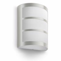 Philips Python UltraEfficient kültéri LED-es falilámpa 3,8W 2700K, ezüst színű, ezüst
