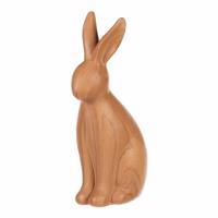Polirezin dekoráció Nyúl, nagyméretű figura , 12 x7 x 21 cm