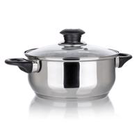 Super Value rozsdamentes acél edény fedővel, 22 cm, 3,8 l, 22 cm átmérőjű