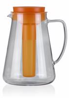Tescoma Teo 2,5 l-es, narancssárga színű, kioldóés hűtő kancsó