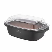 Valdinox Téglalap alakú sütőtál Morgan 32 x 21 cmMorgan 32 x 21 cm fedővel