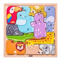 Woody Állatok puzzle a táblán